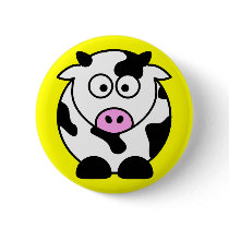 CUTE COW BULL buttons by dgpaulart CUTE COW BULL buttons