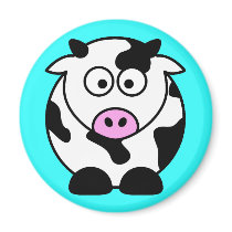 CUTE COW BULL FRIDGE MAGNETS