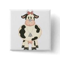 Cute Cow Button