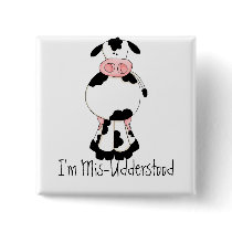 Cute Cow Button