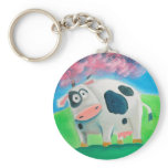 Cute cow folk art painting Gordon Bruce Keychains Cute cow folk art painting Gordon Bruce Keychains