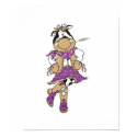 Cute Cow Girl Cow posters