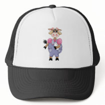 Cute Cow Mesh Hats