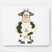 Cute Cow Mouse Pad