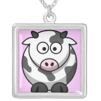 cute cow necklace