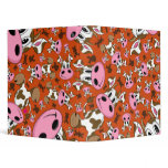 Cute Cow Pattern Avery Binder