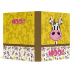 Cute Cow Pattern Avery Binder