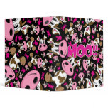 Cute Cow Pattern Avery Binder