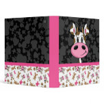 Cute Cow Pattern Avery Binder