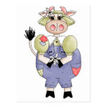 Cute Cow Post Card