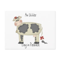 Cute Cow Postcard