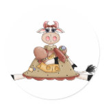 Cute Cow Sticker