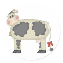 Cute Cow stickers