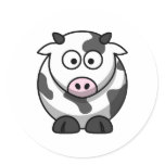 Cute Cow Sticker