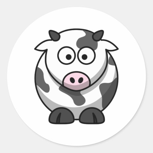 Cute Cow Sticker