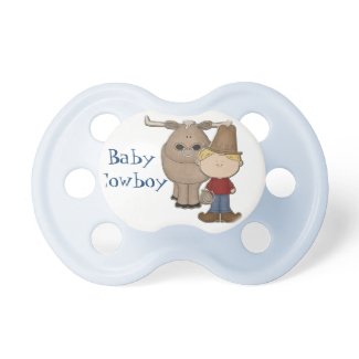 Cute Cowboy Custom Baby Pacifier