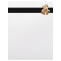 Cute Cowboy Rancher Bear Custom Letterhead