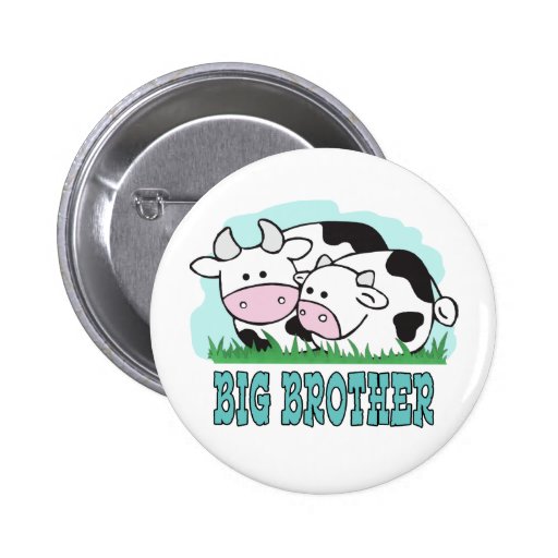 Cute Cows Big Brother Buttons