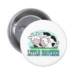 Cute Cows Little Brother Buttons