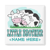 Cute Cows Little Brother Magnet