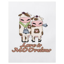 cute cows love is moovelous marvelous flyer design