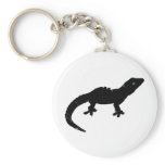 Cute creative gecko keychains