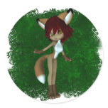 Cute Critters 05 Round Sticker