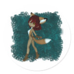 Cute Critters 06 Round Stickers
