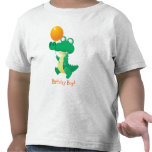 Cute Crocodile & Balloon Birthday Boy Customizable T-shirt