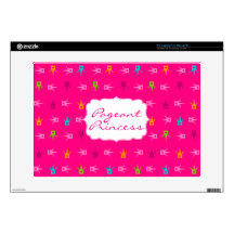 Cute Crowns Custom Text Skin For 15" Laptop