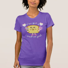 Cute Crust on You Valentine's Day Pun Tshirt
