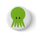 Cute Cthulhu Button