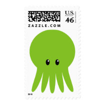 Cute Cthulhu postage