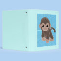 Cute Cuddle Monkey Binder by mariannegilliand Cute Cuddle Monkey Binder
