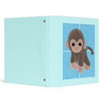 Cute Cuddle Monkey Binder
