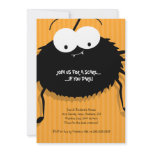 Cute Cuddly Spider Halloween Party Invitation