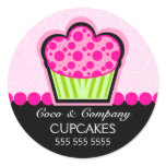 Cute Cupcake Bakery Stickers