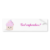 Cute Cupcake Bumper Stickers
