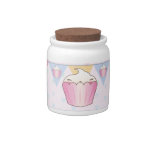 Cute Cupcake Bunting Pattern Candy Jar