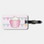 Cute Cupcake Bunting Pattern Tag For Bags