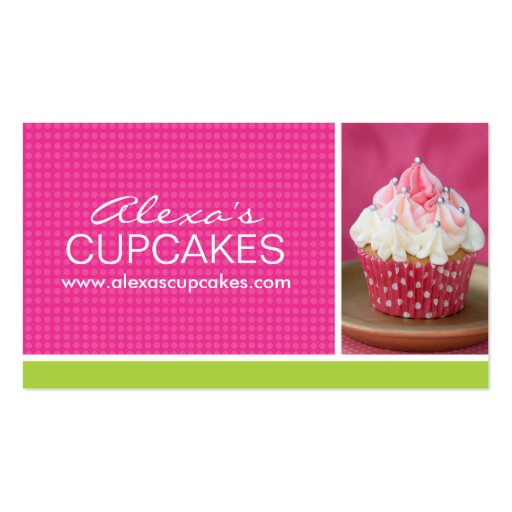 Cute Cupcake Business Card