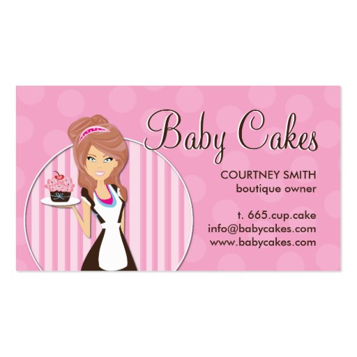 Cute Cupcake Business Cards