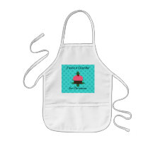Cute cupcake christmas apron