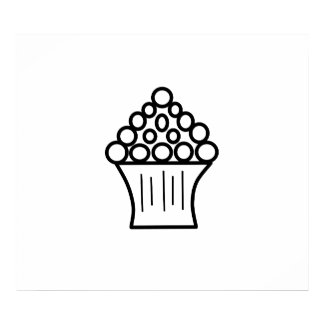 Cute cupcake print