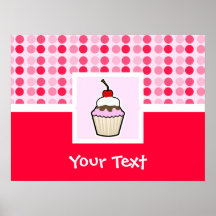 Cute Cupcake Poster