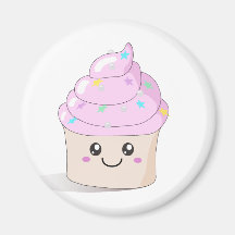 Cute Cupcake Refrigerator Magnet