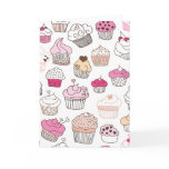 Cute cupcake sweet doodle card