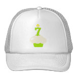 Cute Cupcake with Birthday Candle Hats