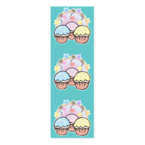 cute cupcakes and stars bookmark business cards by cupcakewear cute cupcakes and stars bookmark business cards
