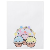 cute cupcakes and stars flyer